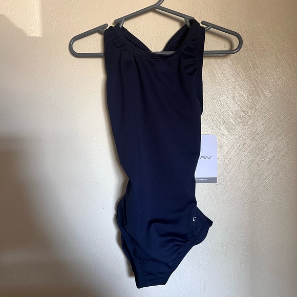 Dolfin Women’s One Piece Swimsuit - Dark Blue - Picture 1 of 5